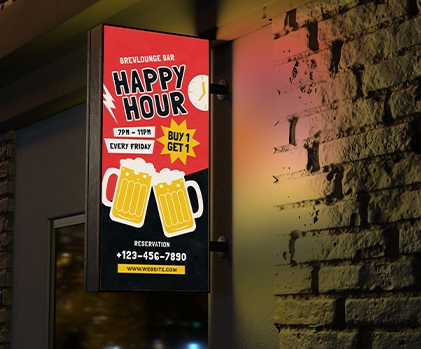 Backlit Fabric Display